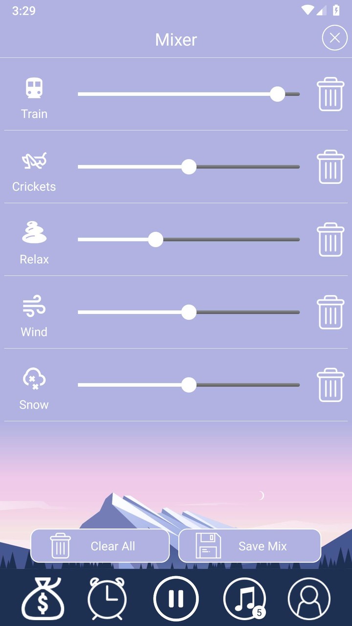 Sleeping Sounds - Sounds for Relaxing screenshot image 1_Popularmodapk.com