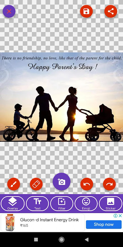 Happy Parents Day:Greeting,Photo Frames,GIF,Quotes screenshot image 3_Popularmodapk.com