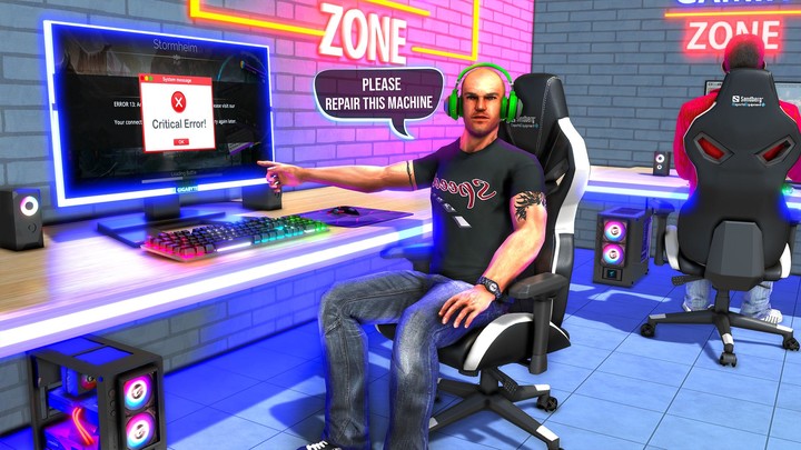 Internet Cafe Simulator Games screenshot image 2_Popularmodapk.com