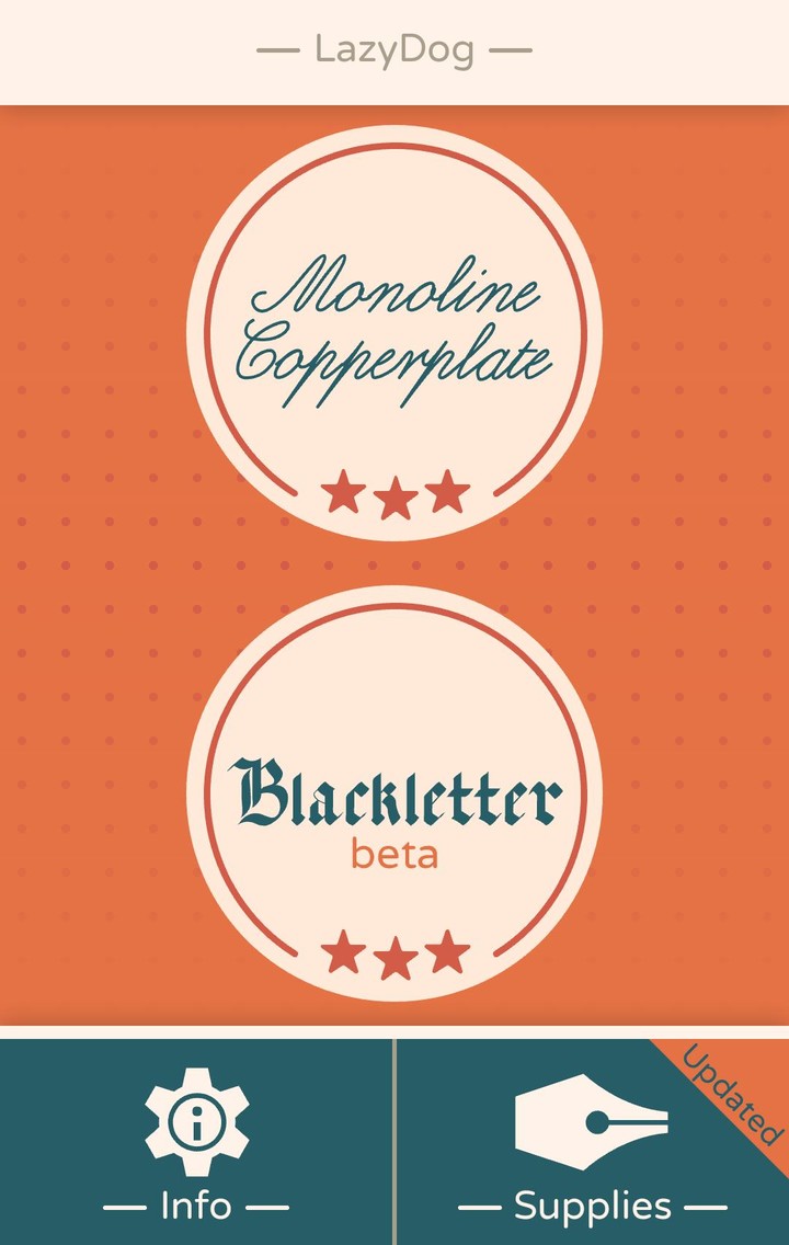 LazyDog calligraphy practice screenshot image 6_Popularmodapk.com