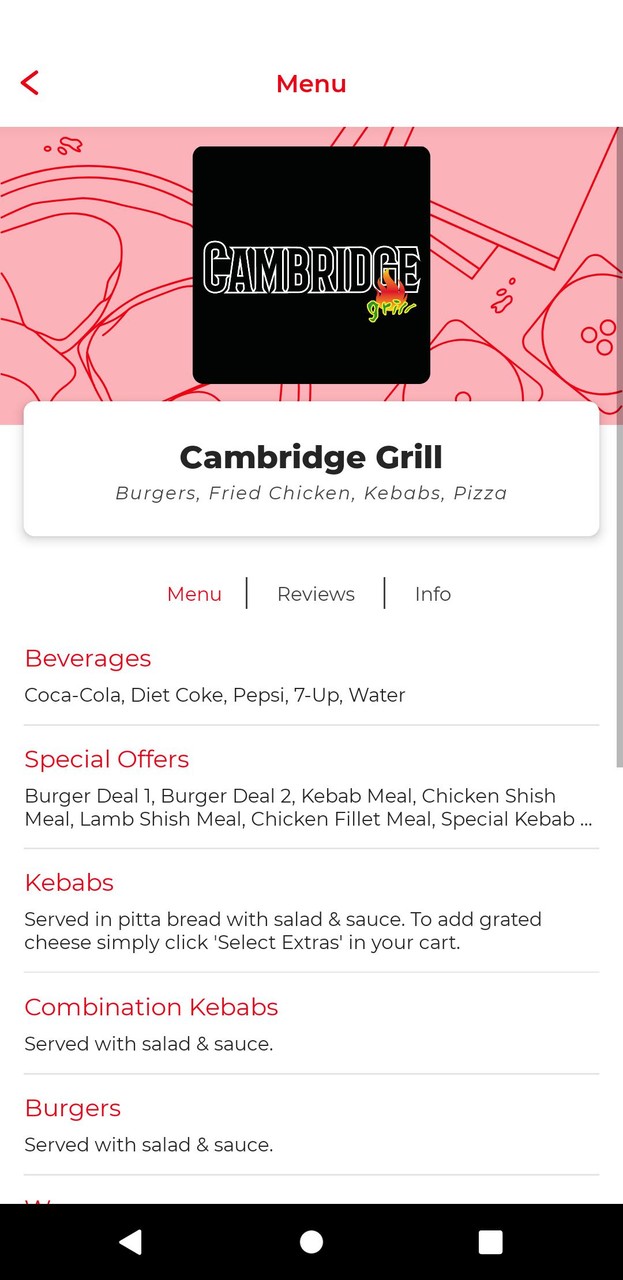 Cambridge Grill NN8 screenshot image 6_Popularmodapk.com