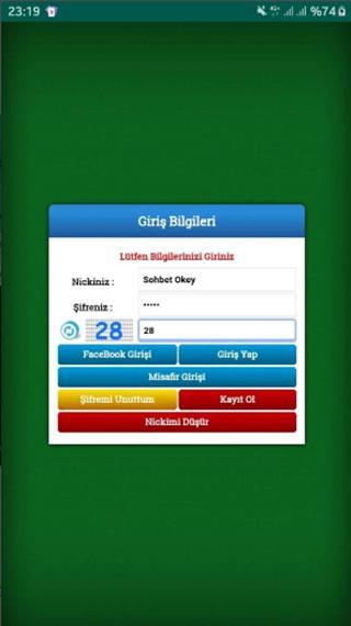 Sohbet Okey - Mobil Okey Oyna screenshot image 1_Popularmodapk.com