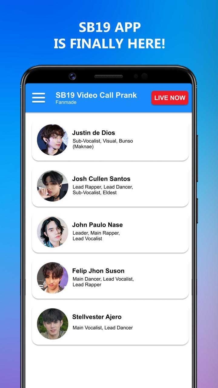 SB19 Video Call Prank screenshot image 5_Popularmodapk.com