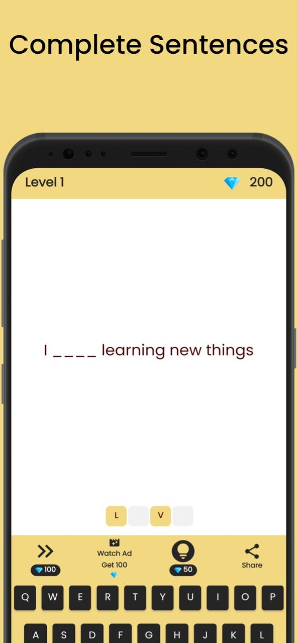 Missing Letters Fill Word Game screenshot image 2_Popularmodapk.com
