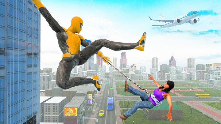 Rope Spider Super Hero Fight screenshot image 4_Popularmodapk.com