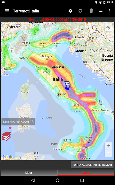 Terremoti Italia screenshot image 12_Popularmodapk.com