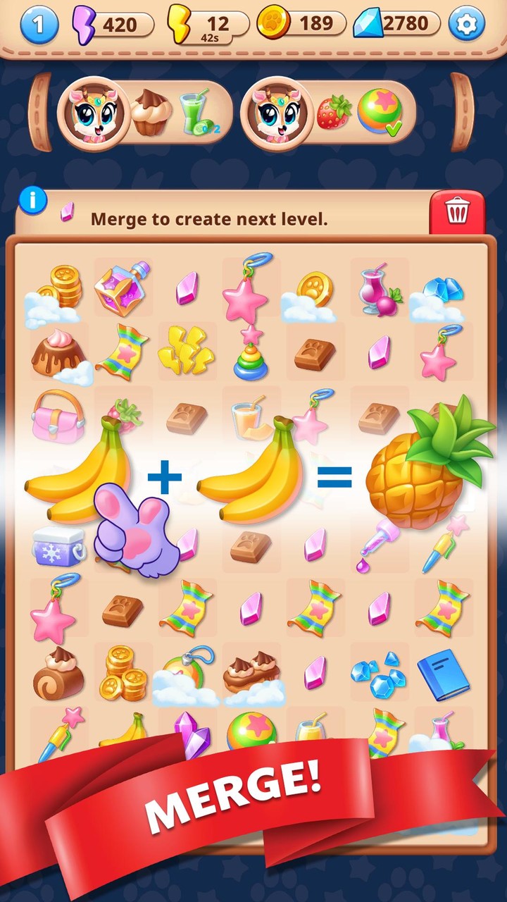 Magic Pets: Care & Merge screenshot image 1_Popularmodapk.com