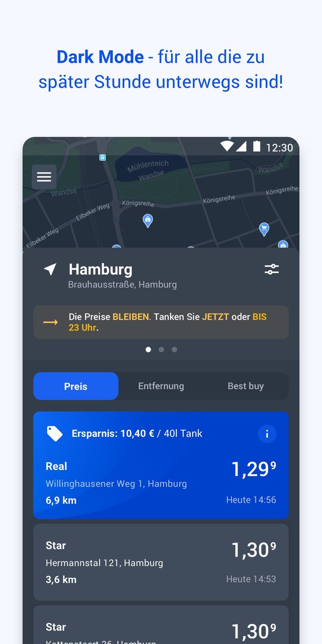 TankenApp mit Benzinpreistrend screenshot image 4_Popularmodapk.com