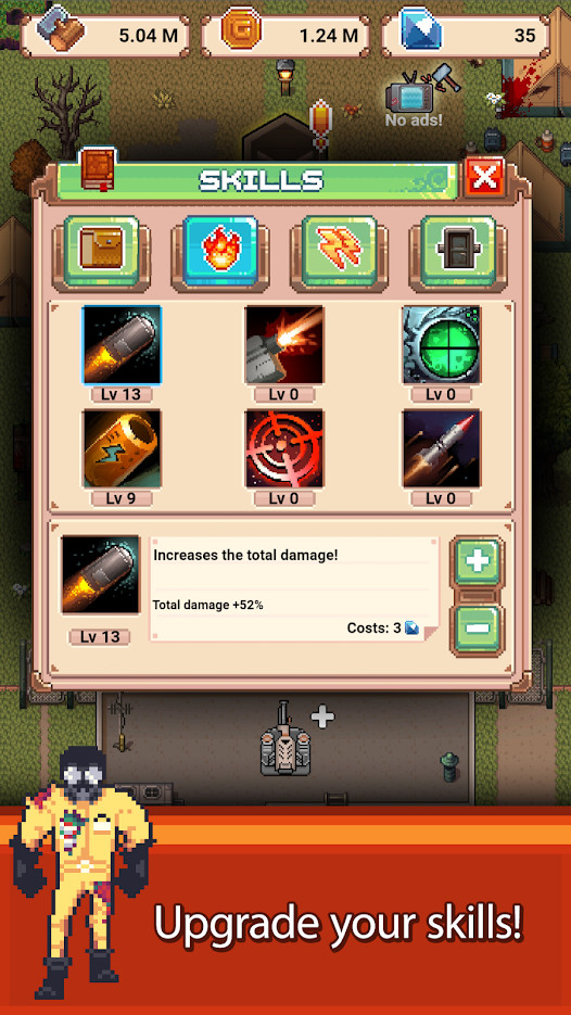 Idle Zombie Shelter: Build and Battle(Large currency) screenshot image 4_Popularmodapk.com