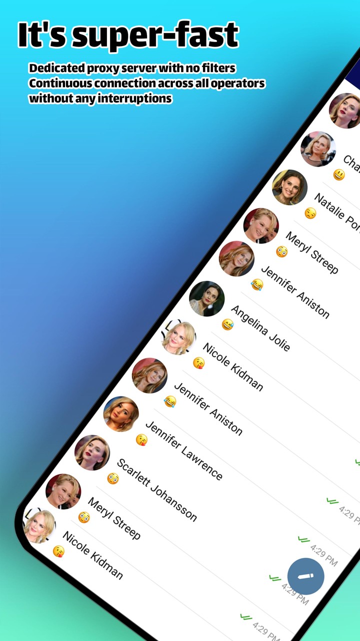 C Tel Messenger : Anti filter screenshot image 15_Popularmodapk.com