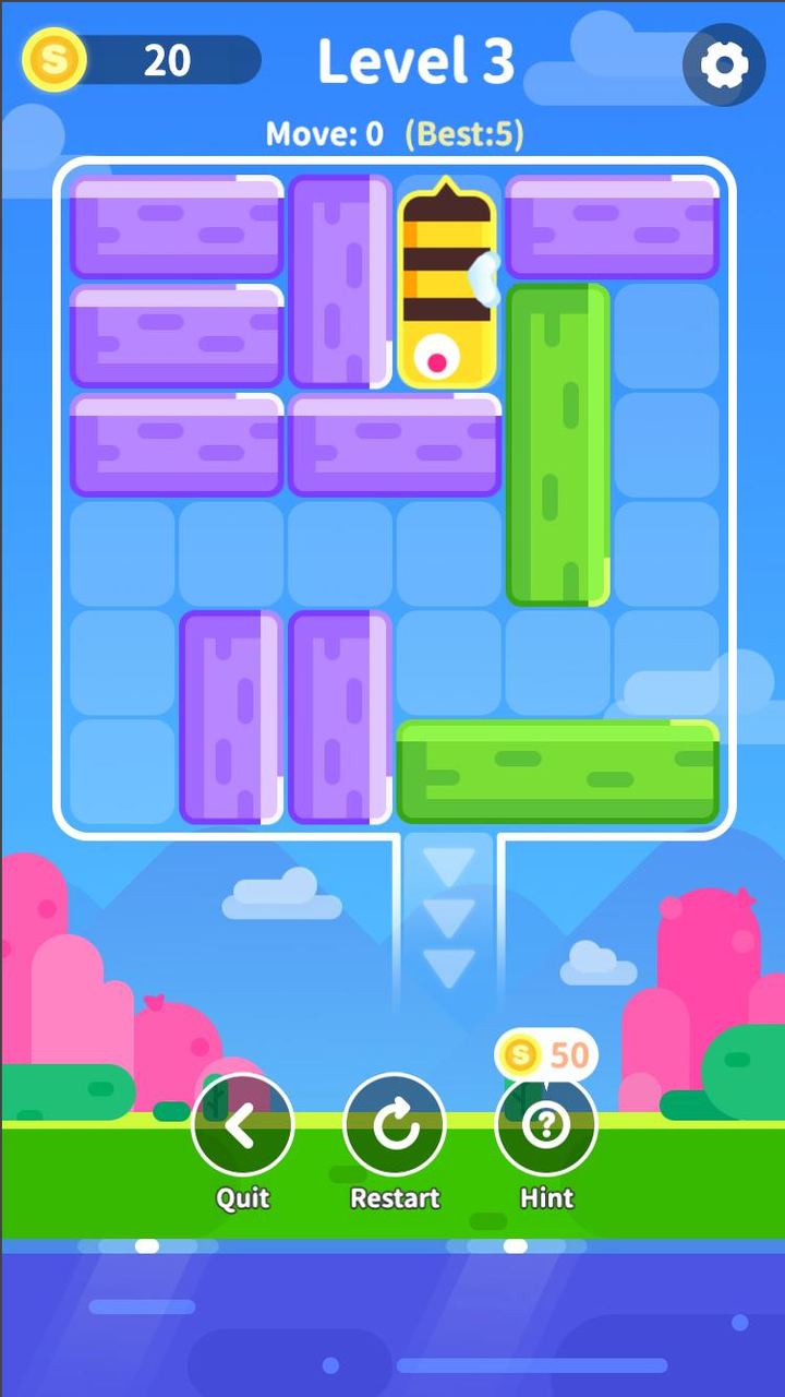 Unblock Puzzle - Escape screenshot image 2_Popularmodapk.com
