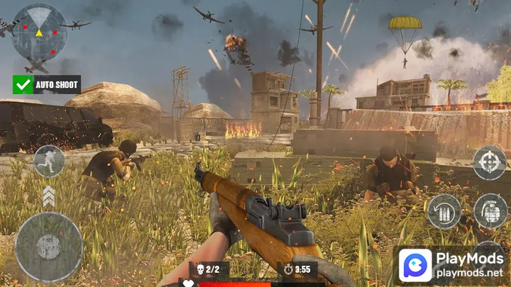 World War : Gun Games<span>(Unlimited Money)</span> screenshot image 3_Popularmodapk.com