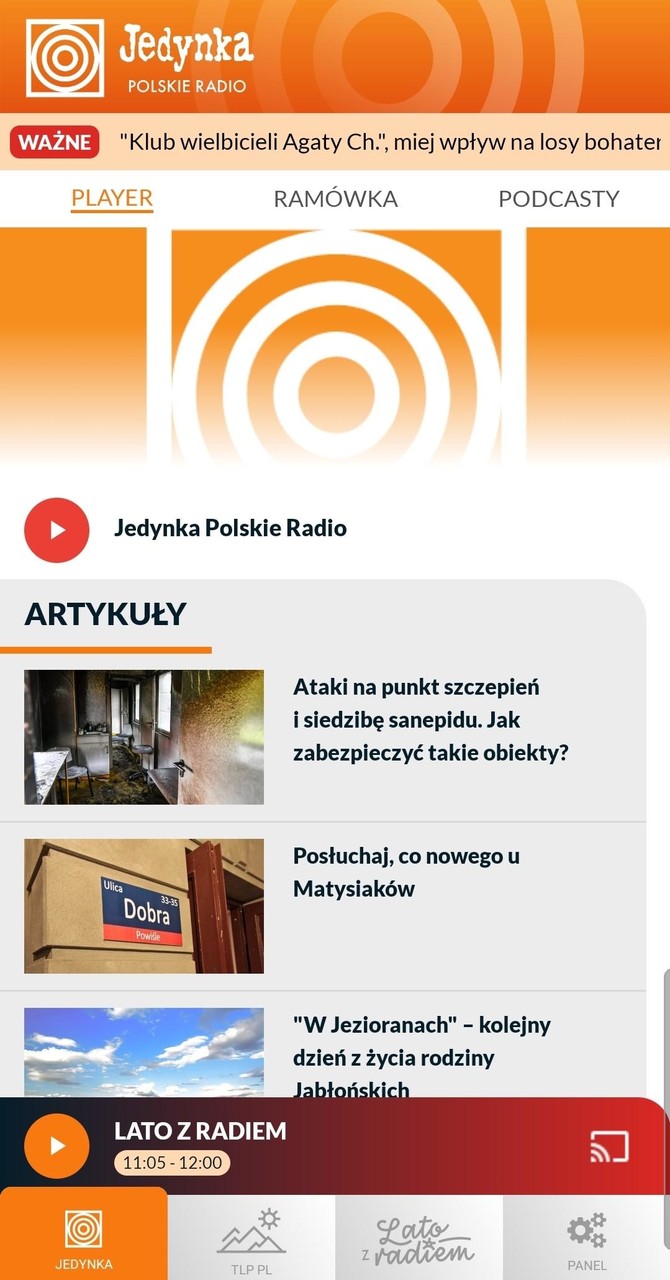 Jedynka Polskie Radio screenshot image 2_Popularmodapk.com