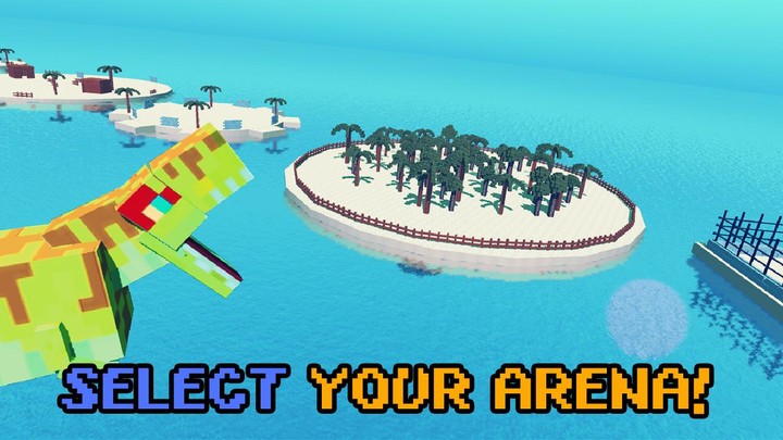Blocky Dino Park Dino Arena screenshot image 2_Popularmodapk.com