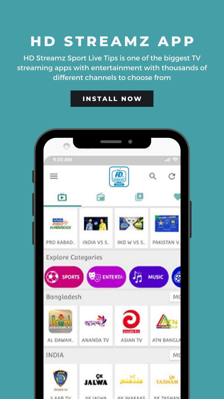 HD Streamz Tv App Walkthrough screenshot image 6_Popularmodapk.com
