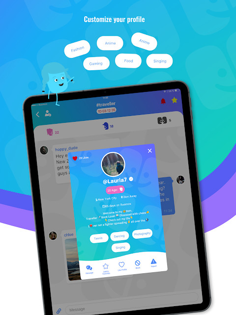 Roomco: chat rooms, date, fun screenshot image 22_Popularmodapk.com