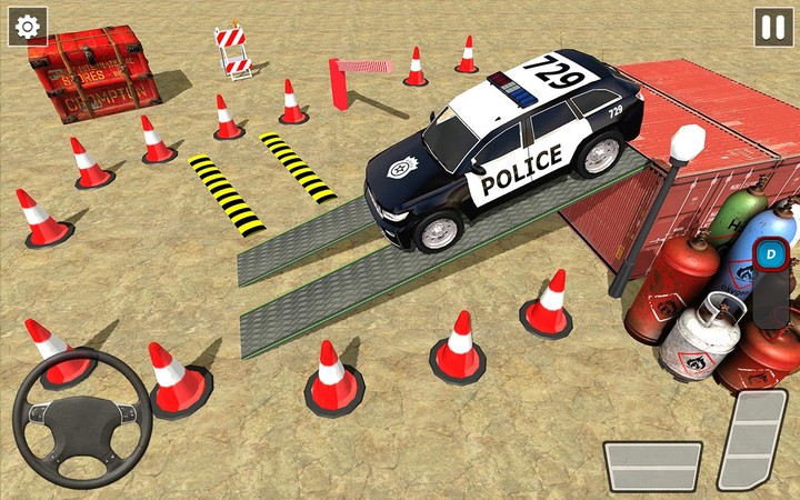 Police Car Parking Simulator screenshot image 2_Popularmodapk.com