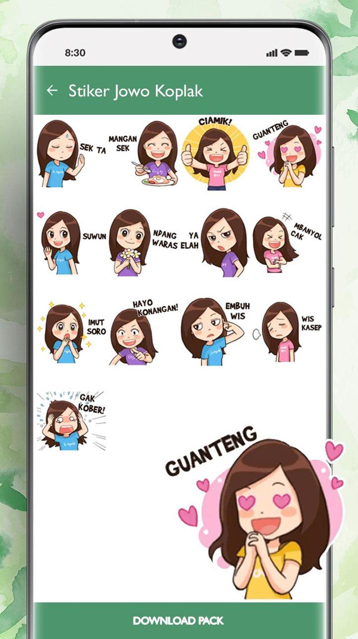 Stiker Jowo Koplak Lucu Misuh screenshot image 10_Popularmodapk.com