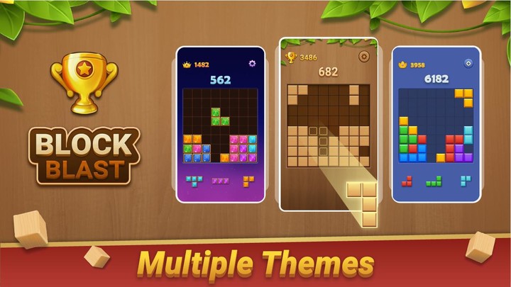 Block Puzzle - Wood Blast screenshot image 1_Popularmodapk.com