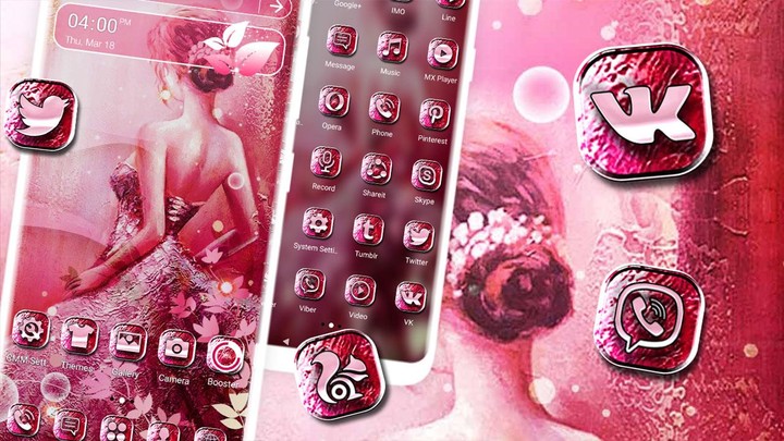 Pink Girly Theme screenshot image 22_Popularmodapk.com