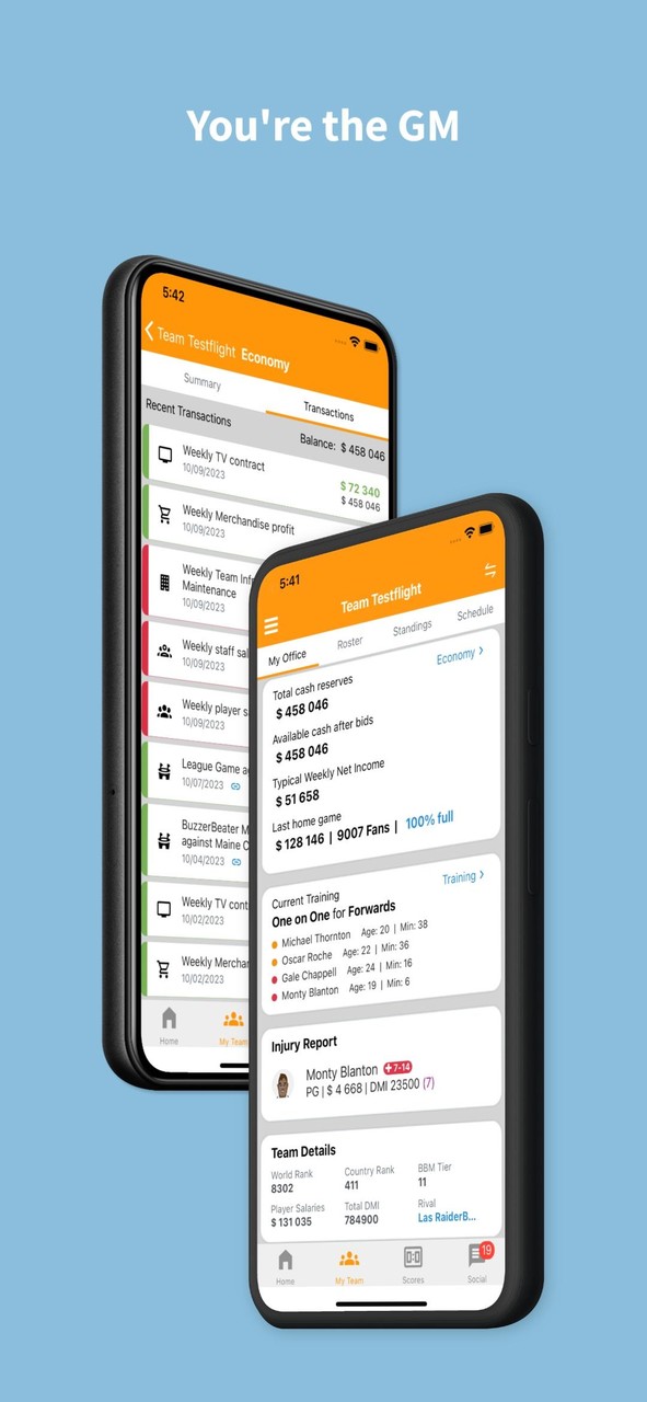 BuzzerBeater screenshot image 2_Popularmodapk.com