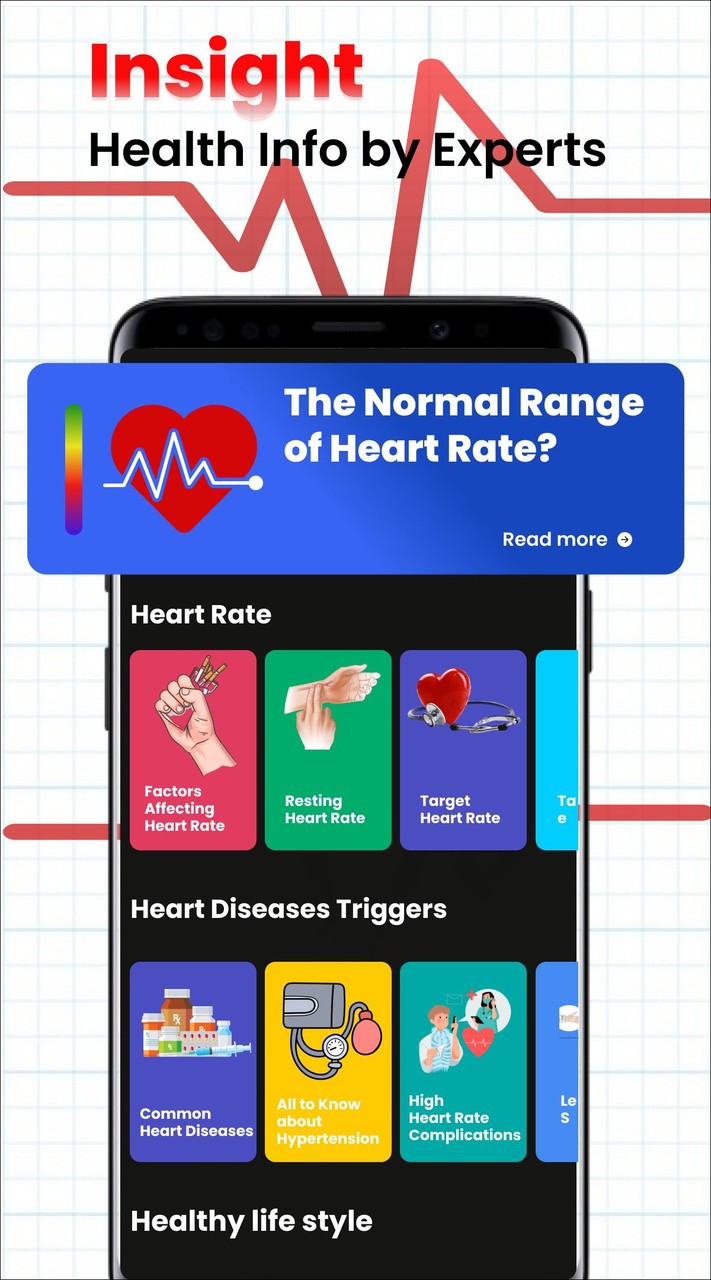 Heart Rate Monitor Pulse App screenshot image 7_Popularmodapk.com