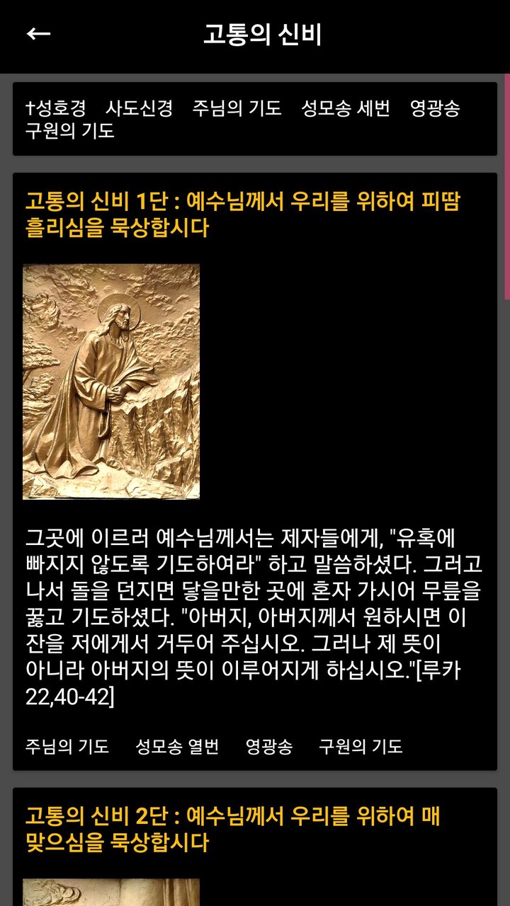 묵주기도와 십자가의 길 가톨릭 천주교 성당 기도문 screenshot image 11_Popularmodapk.com