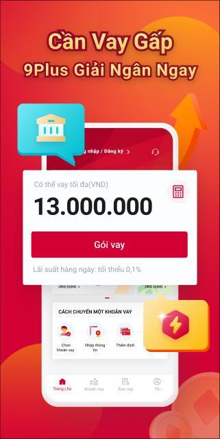 9Plus - Vay tiền mặt online screenshot image 6_Popularmodapk.com