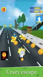 Rabbit Parkour-Subway runner rush race<span>(No Ads)</span> screenshot image 4_Popularmodapk.com