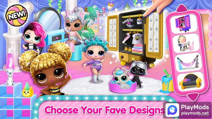 l.o.l. surprise! disco house – collect cute dolls<span>(Unlimited Diamond)</span> screenshot image 1_Popularmodapk.com