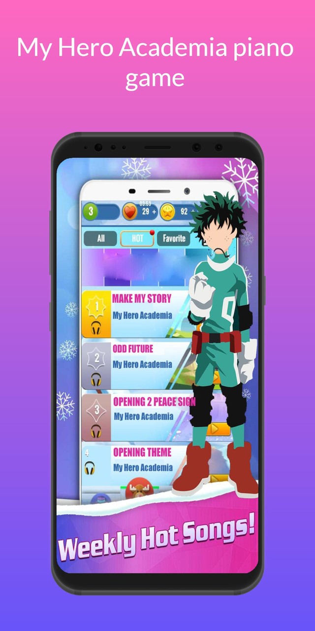 My Hero Academia Piano Tiles screenshot image 4_Popularmodapk.com
