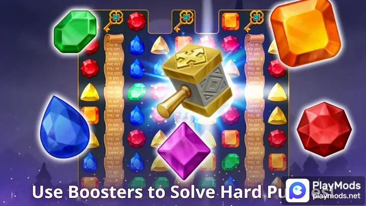 Jewels Magic: Mystery Match3<span>(mod)</span> screenshot image 2_Popularmodapk.com