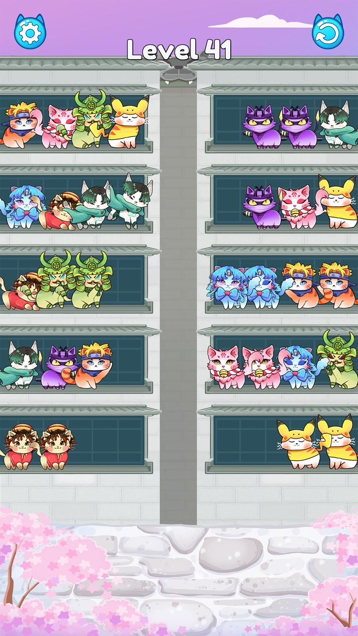 Cat Sort Color: Classic Puzzle screenshot image 5_Popularmodapk.com