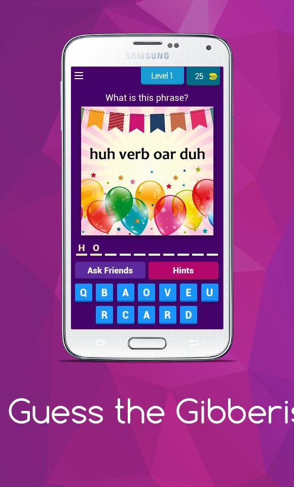 Guess the Gibberish Challenge screenshot image 1_Popularmodapk.com