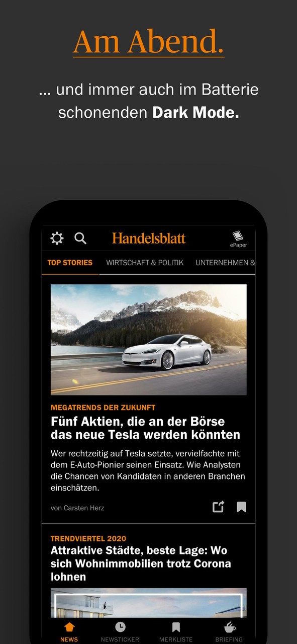 Handelsblatt - Nachrichten screenshot image 7_Popularmodapk.com