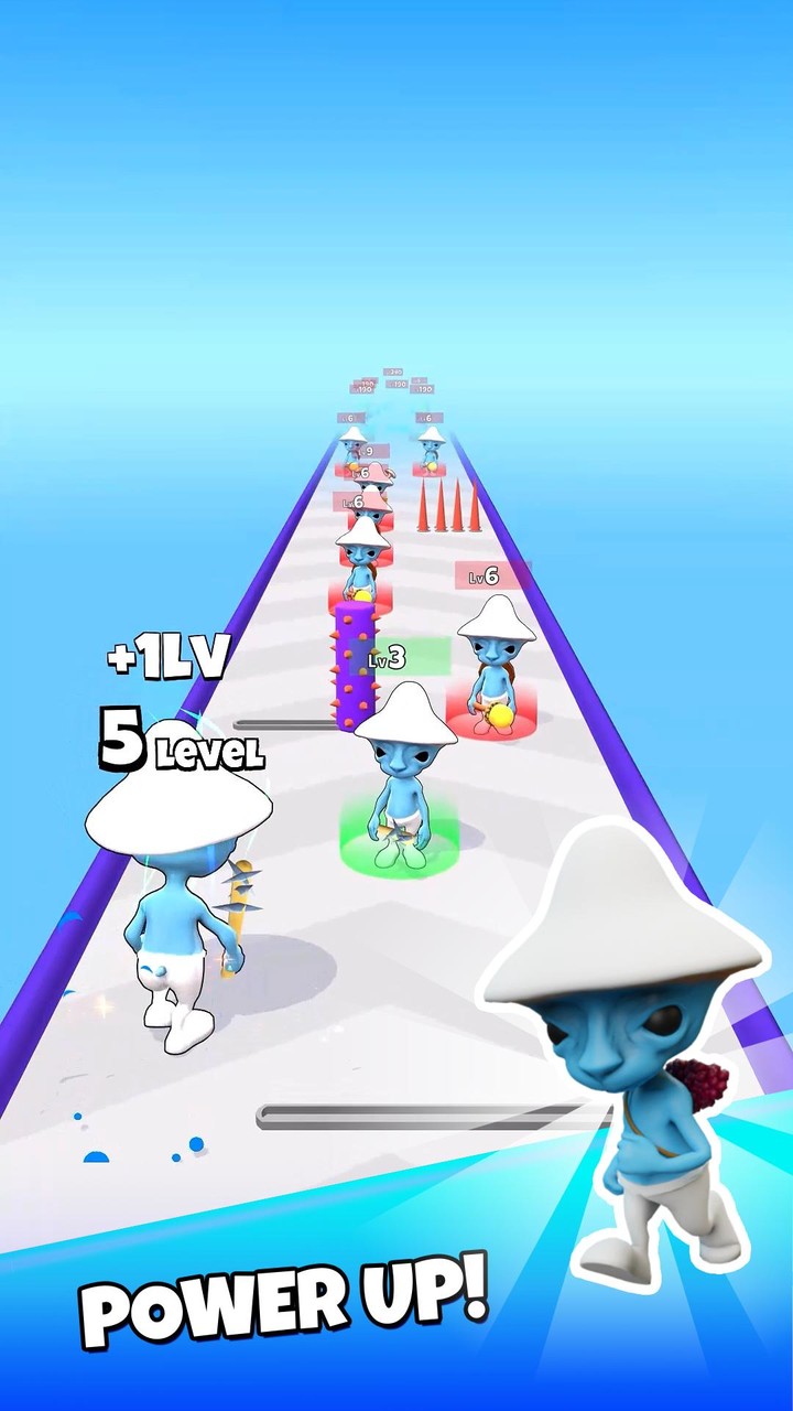 Smurf Cat Rush screenshot image 3_Popularmodapk.com