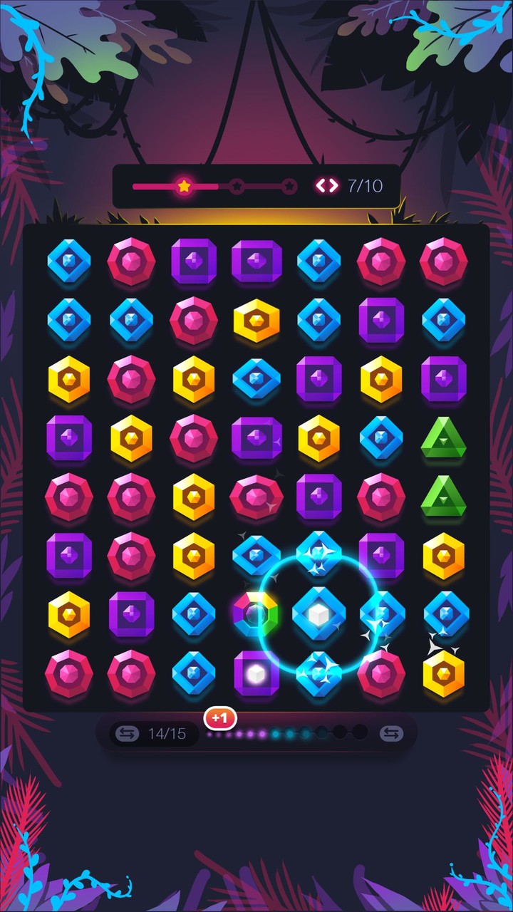 Jewels FRVR - Gems Blast & Dia screenshot image 3_Popularmodapk.com
