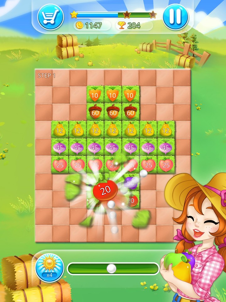 Happy Farm - Harvest Blast screenshot image 17_Popularmodapk.com
