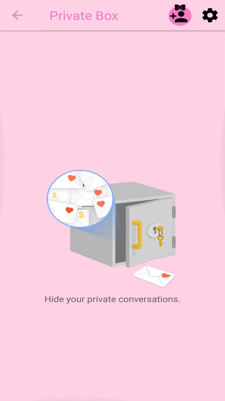 SMS Theme Ribbon Black - pink screenshot image 5_Popularmodapk.com