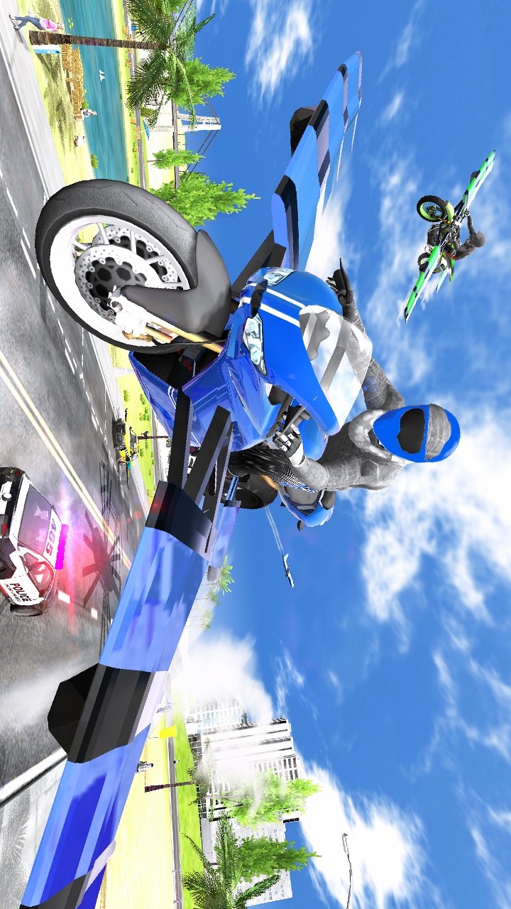 Flying Motorbike Simulator(Large gold coins) screenshot image 10_Popularmodapk.com