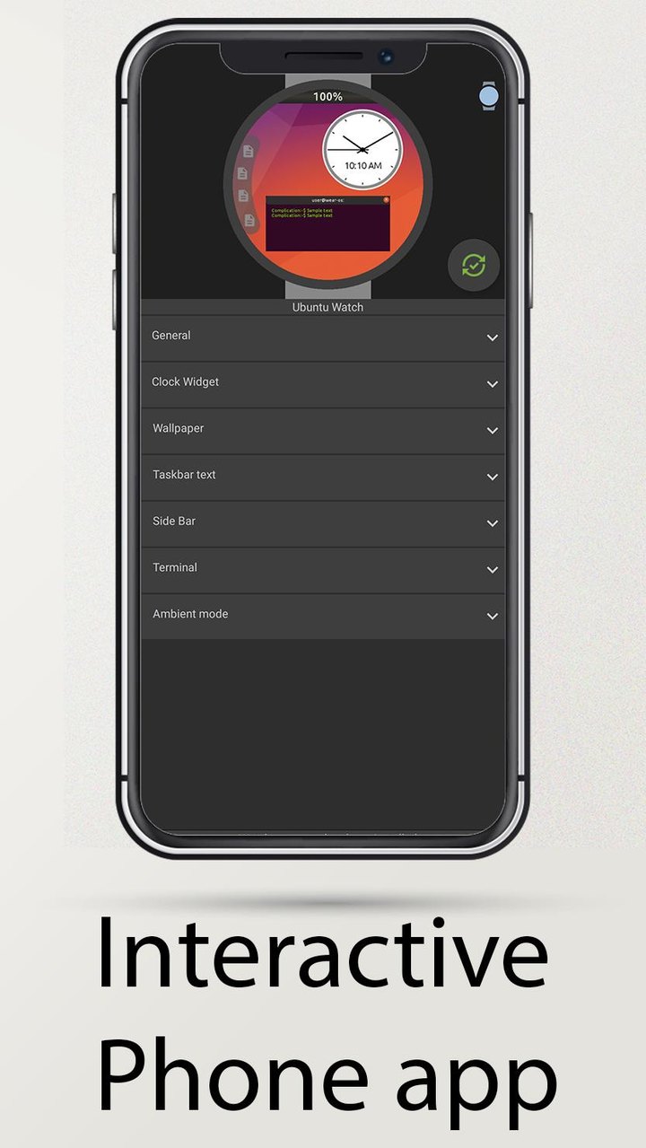 Ubuntu Theme WearOS Watch Face screenshot image 6_Popularmodapk.com
