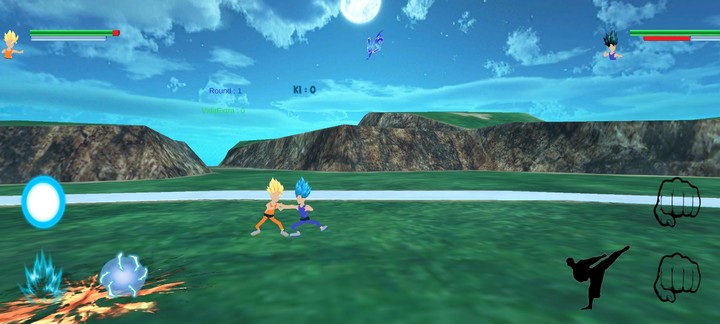 Stickman ssj MegaBattles screenshot image 1_Popularmodapk.com