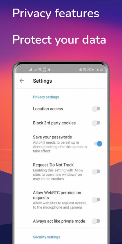 xBrowser - Fast Proxy Browser screenshot image 7_Popularmodapk.com