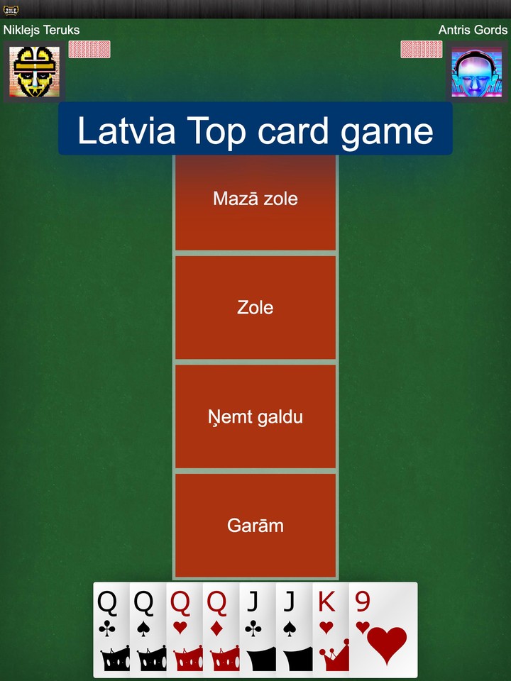 Latvian card game: RaccoonZole screenshot image 5_Popularmodapk.com