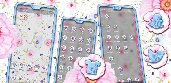 Floral Flowers Theme screenshot image 6_Popularmodapk.com