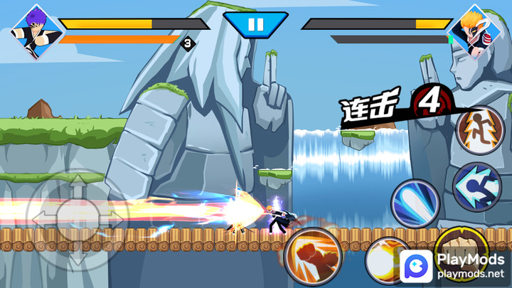 Stickman Ninja Warriors Fight<span>(no  ads)</span> screenshot image 3_Popularmodapk.com