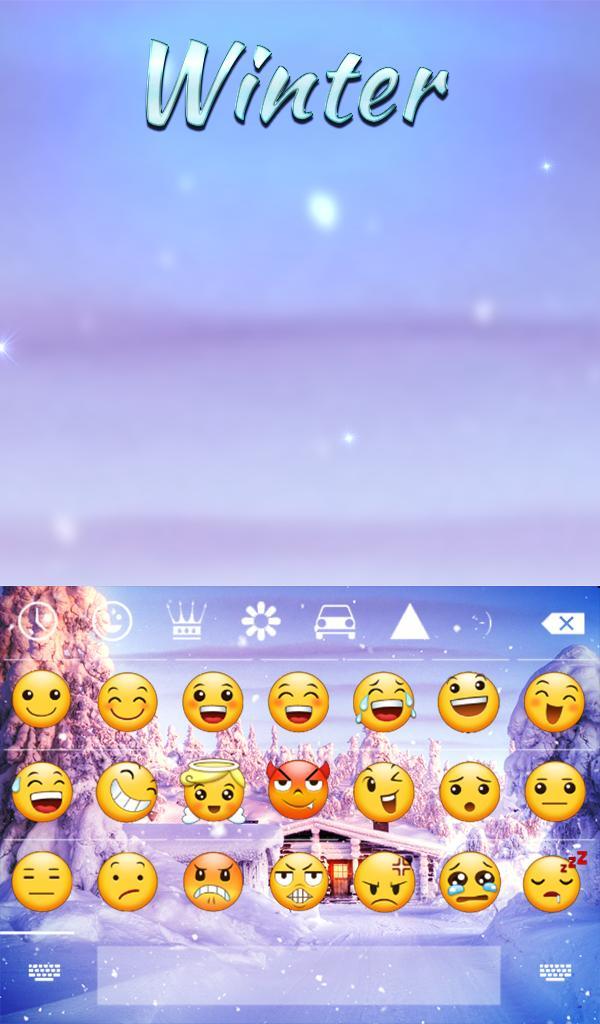 Winter Animated Keyboard + Live Wallpaper screenshot image 4_Popularmodapk.com