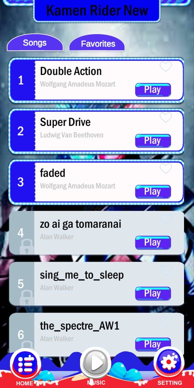 Kamean rieder piano tiles screenshot image 1_Popularmodapk.com
