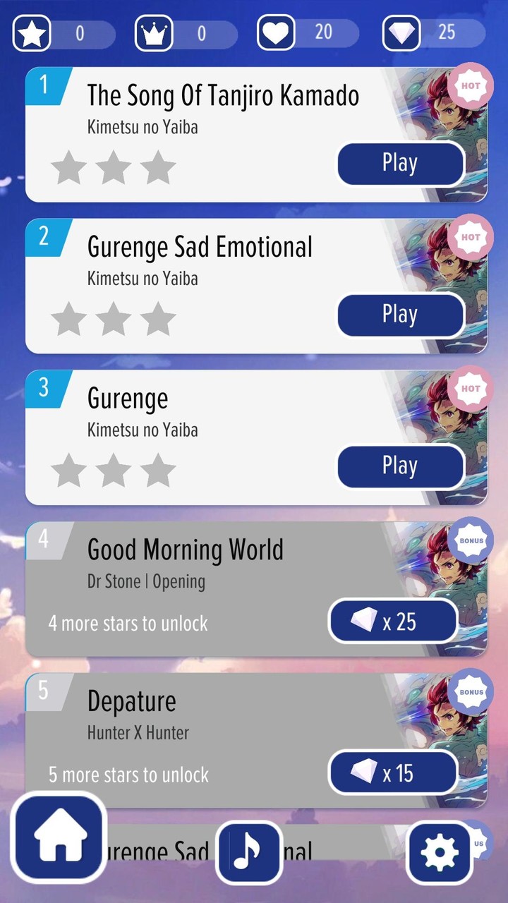 Anime Piano Demon Slayer Tanji screenshot image 2_Popularmodapk.com