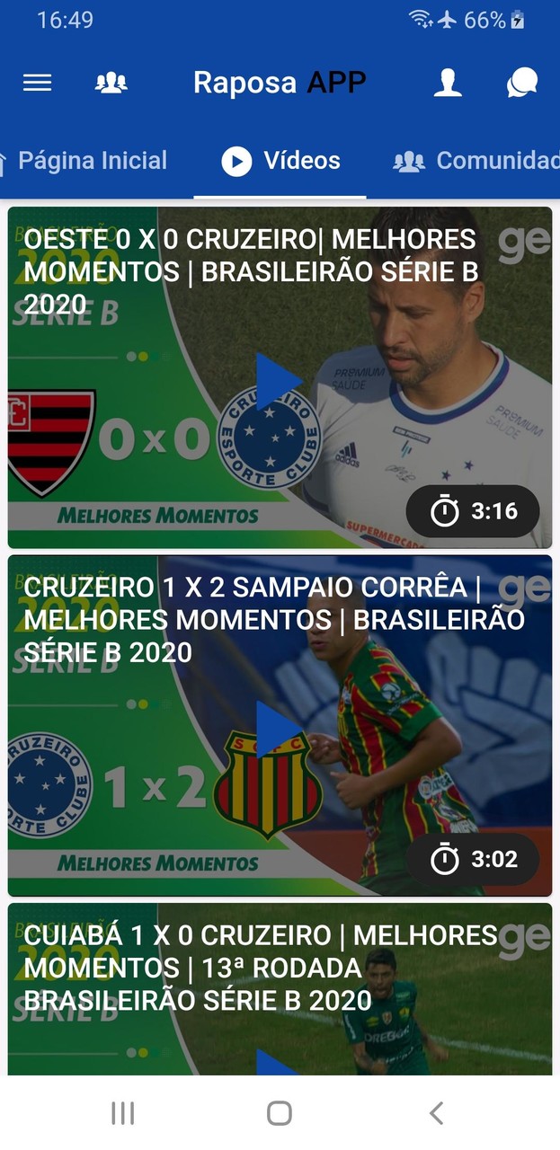 Cruzeirão FANS - Jogos Ao Vivo screenshot image 3_Popularmodapk.com